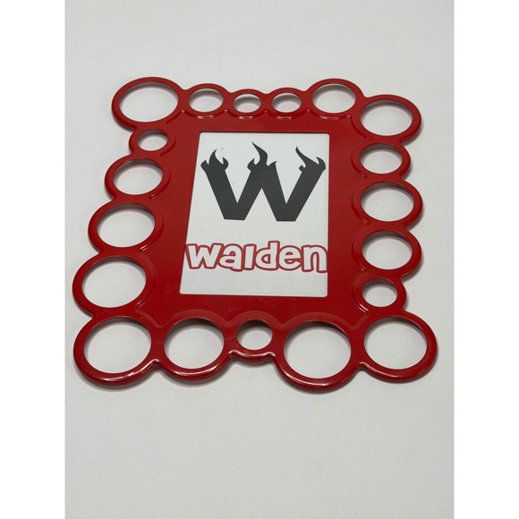 Walden Other - Walden Red Bubble Circle Border Picture Frame Glossy Modern 4x6 Photo Opening